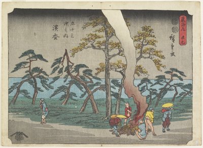 No.19 Hamamatsu, 1847-1852 作： Utagawa Hiroshige