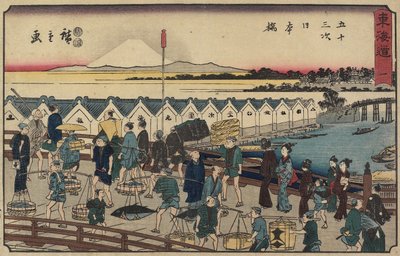 No.1 Nihonbashi Bridge, 1847-1852 作： Utagawa Hiroshige