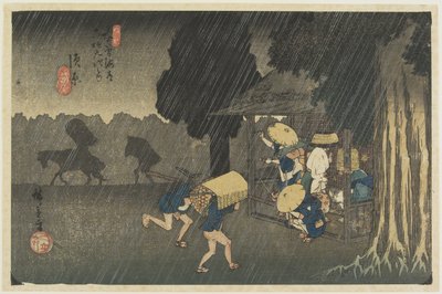 No.40 Suhara, 1830-1844 作： Utagawa Hiroshige