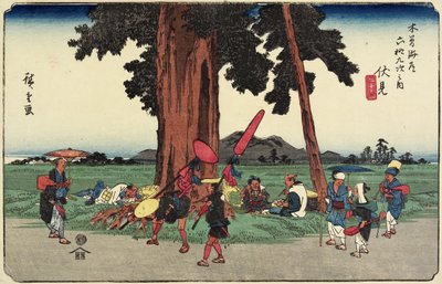 No.51 Fushimi, 1830-1844 作： Utagawa Hiroshige