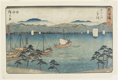 No.53 Kusatsu, 1847-1852 作： Utagawa Hiroshige