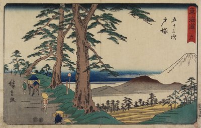 No.6 Totsuka, 1847-1852 作： Utagawa Hiroshige