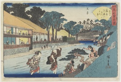 O_giya at O_ji, c. 1835-1842 作： Utagawa Hiroshige
