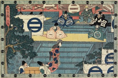 プロローグ、c。 1838 作： Utagawa Hiroshige