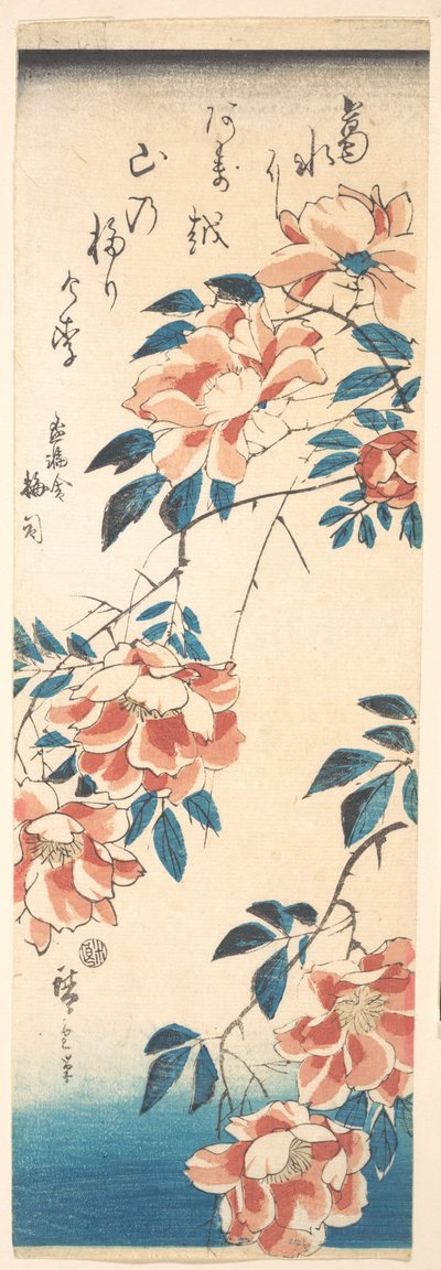 Rose 作： 歌川広重