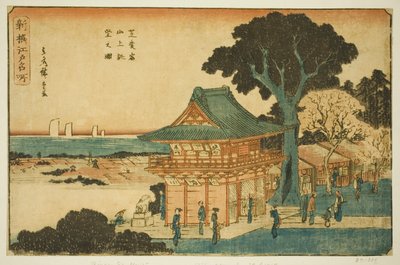 「新撰江戸名所」連載「芝愛宕山上頂望之図」より 作： Utagawa Hiroshige