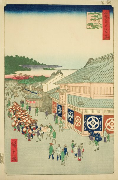下谷広小路『名所江戸百景』第13景 作： Utagawa Hiroshige