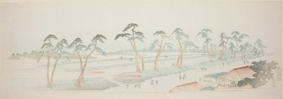 江戸周辺十三景 高田馬場（たかだばば） 作： Utagawa Hiroshige