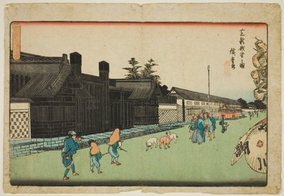 てぇ ねｗ 民ｔ 員 芝 （芝 新 銭座 の 図）、 ｆろｍ テェ セリエｓ ”絵ｘせｐチオなｌ ヴィエｗｓ おｆ 江戸 （事 処刑）” 作： Utagawa Hiroshige