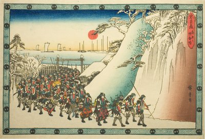 「忠臣蔵」連載「夜襲六、奉香場」より 作： Utagawa Hiroshige