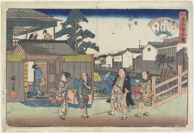 Umegawa at Yanagibashi in Ryo_goku, c. 1835-1842 作： Utagawa Hiroshige