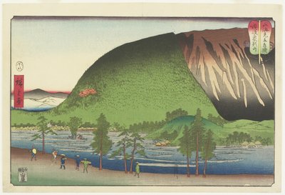 Zo_zu Mountain in Sanuki Provinces, August 1857 作： Utagawa Hiroshige