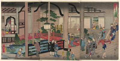 てぇ インテリおｒ おｆ テェ がんキロ 員 横浜 （横浜 がんキロ 見込み の 図） 作： Utagawa Hiroshige II