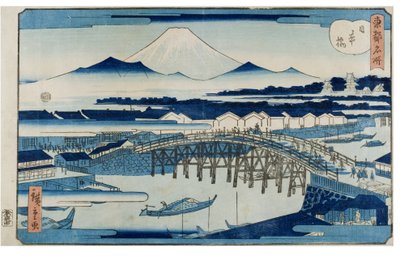 東都名所 日本橋 作： Utagawa II Hiroshige