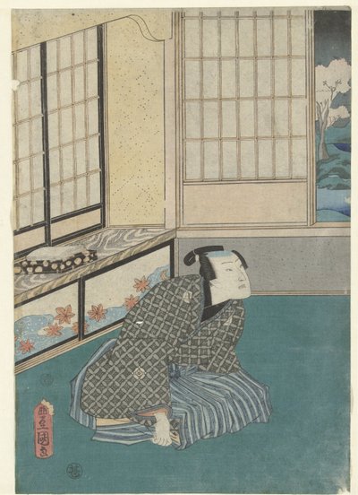 3ヶ月目 弥生 現代の源氏十二ヶ月物語（連載タイトル） 今代 源氏 十 日 月 の 内 作： Utagawa Kunisada (I)