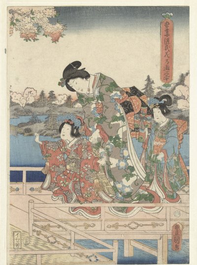 東源氏の春の宴 東源氏花の遊園 作： Utagawa Kunisada (I)