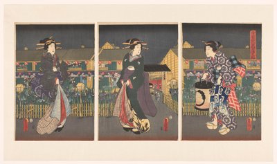 いりっせん いん ゔぉっぇ bぉえい ぜんせい はな しょぶ の ず (ちtぇ おん おbじぇct) 作： Utagawa Kunisada (I)