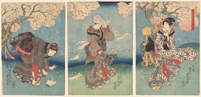 隅田川の嵐の日 江戸八景（連載タイトル） 江戸八景の内 作： Utagawa Kunisada (I)