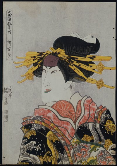 俳優の中村松江IIIのOkubi-E 作： Utagawa Kunisada