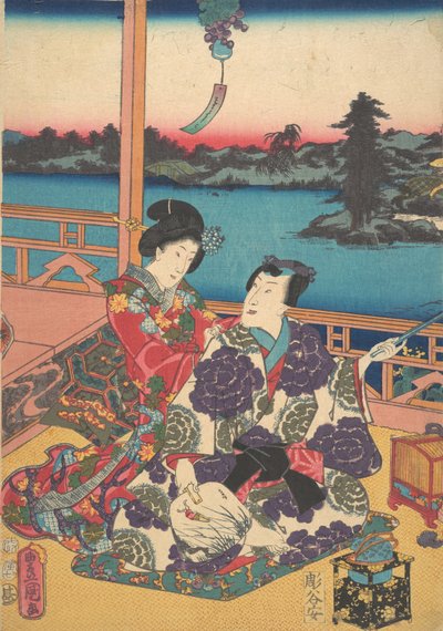印刷します。 作： Utagawa Kunisada