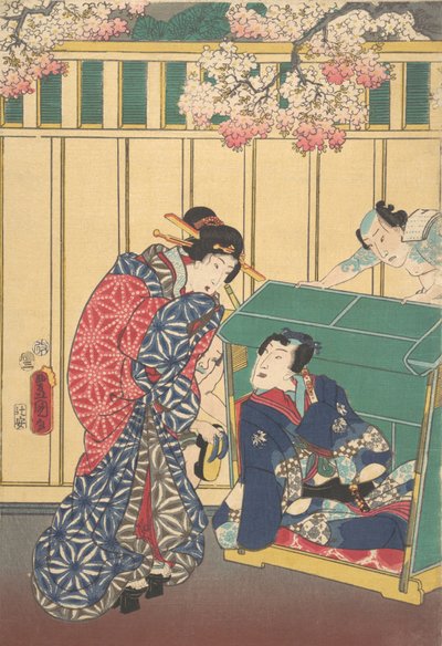 印刷します。 作： Utagawa Kunisada