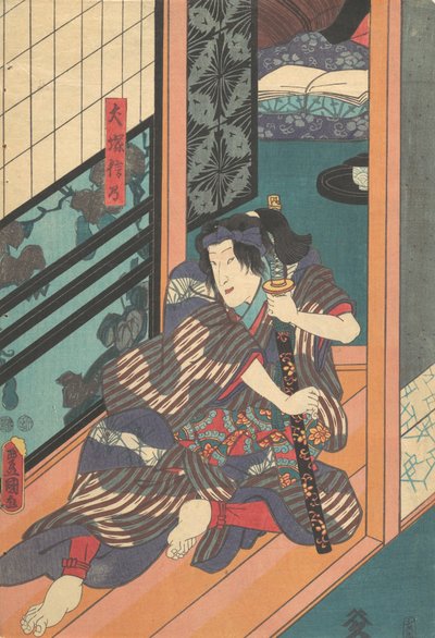 版画、19世紀、19世紀。 作： Utagawa Kunisada