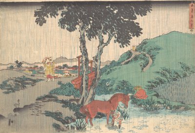 五月雨 さみだれ 19世紀., 19世紀. 作： Utagawa Kunisada