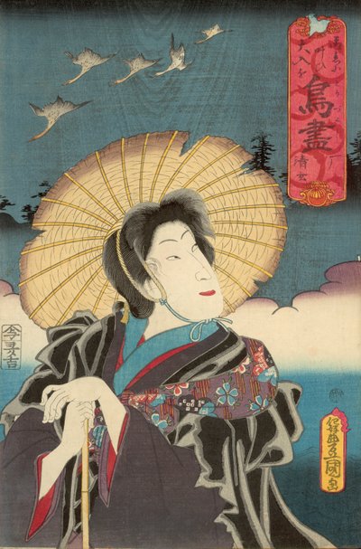 太田屋太吉著『ワイルドギース 作： Utagawa Kunisada