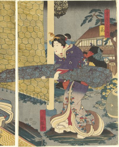 フラワーズ 花（オブジェクトのタイトル） 雪月花（連載タイトル） 雪月花のうち 作： Utagawa Kuniteru