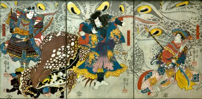 坂東志賀（もろこし姫役 作： Utagawa Kuniyoshi