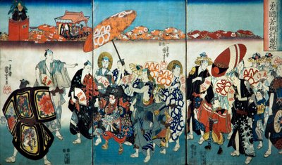 勇壮な国芳の桐のデザイン（伊佐政樹国芳桐の滴明）1848年 作： Utagawa Kuniyoshi