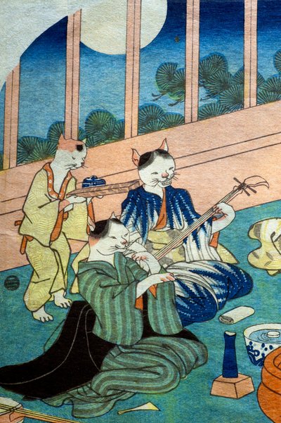 サカリからは何も出てこない（1843年頃 作： Utagawa Kuniyoshi