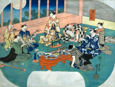 サカリからは何も出てこない（1843年頃 作： Utagawa Kuniyoshi