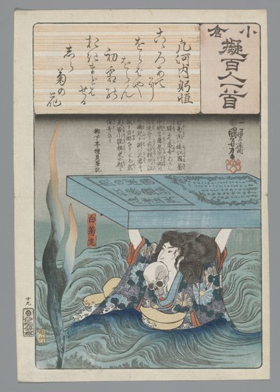 小倉百首真似（連載タイトル） 作： Utagawa Kuniyoshi