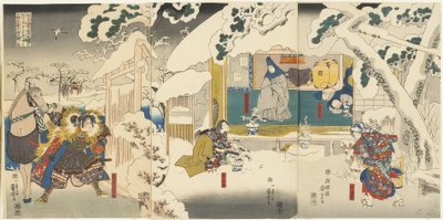 八木の物語、1843-1847年の場面 作： Utagawa Kuniyoshi