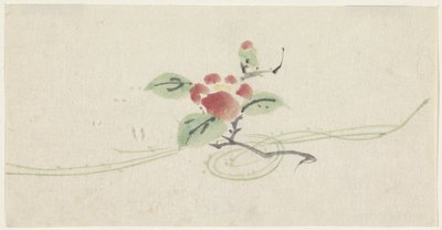 赤椿の枝 作： Utagawa Kuniyoshi
