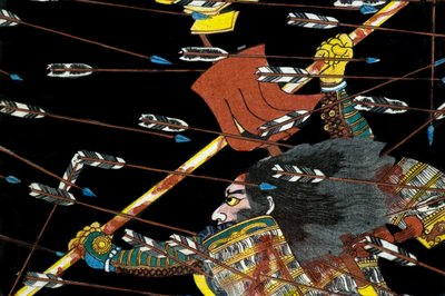 四条畷の戦い（1857年頃 作： Utagawa Kuniyoshi