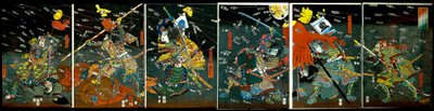 四条畷の戦い（1857年頃 作： Utagawa Kuniyoshi
