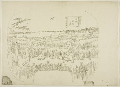 東都名所」シリーズの版画のキーブロック 作： Utagawa Sadahide