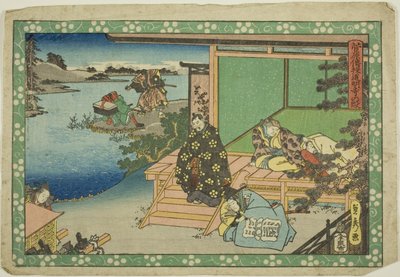 道明寺の段」（『菅原伝授』より 作： Utagawa Sadahide