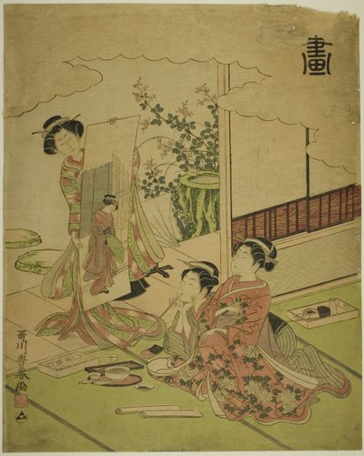 4つの成果の無題シリーズからの絵画（Ga） 作： Utagawa Toyoharu