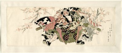 趣味の馬を持つ戦士 作： Utagawa Toyohiro