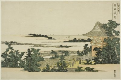 連載「江戸八景」より 愛宕丘秋の月（愛宕秋月） 作： Utagawa Toyohiro