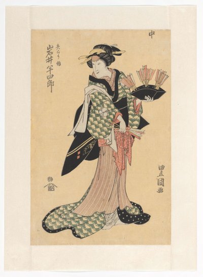 矢を持つ大岩 作： Utagawa Toyokuni (I)