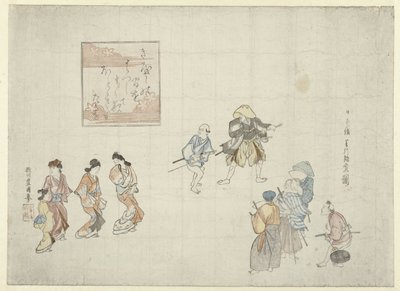 吉原の様子 作： Utagawa Toyokuni (I)