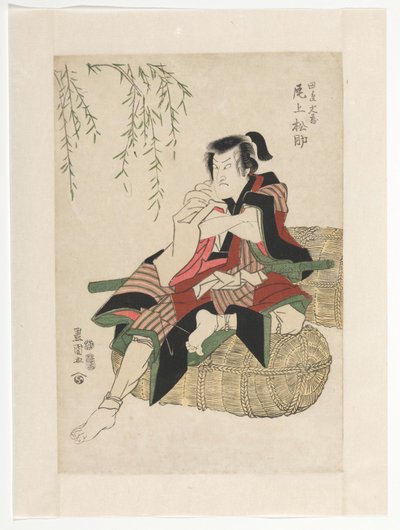俵上の田辺文蔵 作： Utagawa Toyokuni (I)