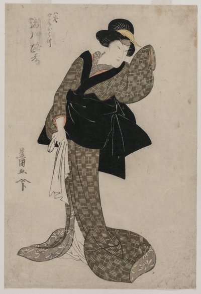 瀬川 ロコ あｓ 鉢ぞ’ｓ ウィフェ お初 作： Utagawa Toyokuni
