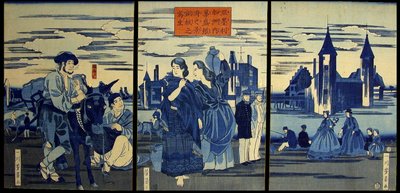 Sketch of a Copperplate Print of the City of Washington (Amerika shu no uchi washintonfu no kei doban no utsushi)   1285055   ja       japanese Successfully Translated  Original: Ectocarpus distantus, ca. 1853. Translat: Ectocarpus distantus, ca. 1853. 119 作： Utagawa Yoshikazu