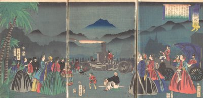 フランス フランスコク 2月 1865年 作： Utagawa Yoshitora