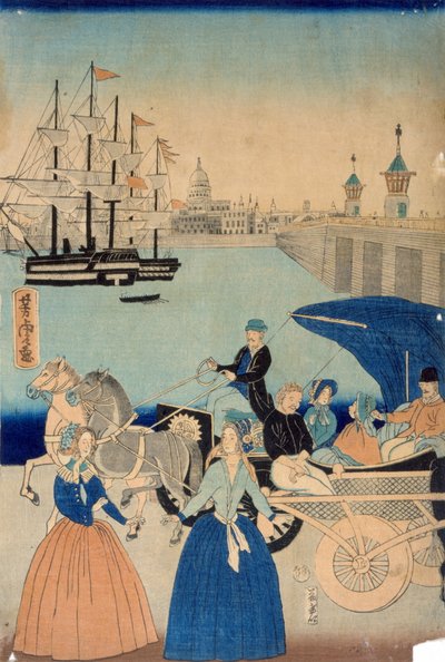 ロンドン、イギリスの写真 作： Utagawa Yoshitora